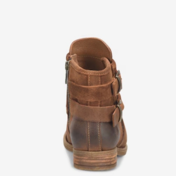 Born Moraga Glazed Ginger Distressed Comfort Leather Bootie Boots NEW SZ 9.5 - Picture 3 of 16